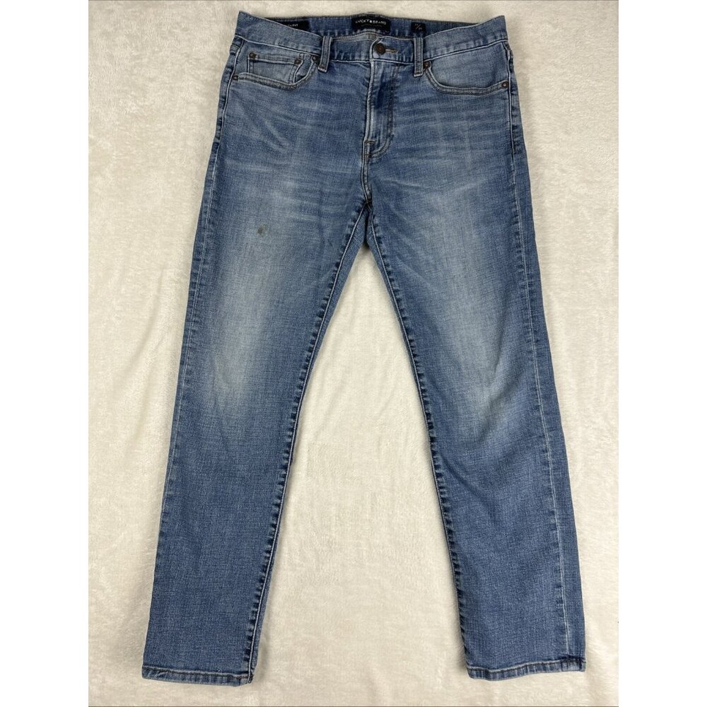 Lucky Brand 221 Straight  Men's Jeans Size 32 X 29* Blue Handcrafted *FLAW*